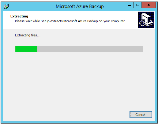 azure recovery services extract progress