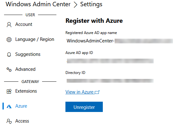 windows admin center